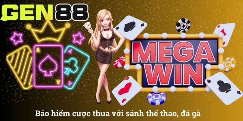Bảo hiểm cược thua với sảnh thể thao, đá gà
