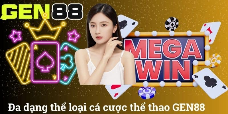 Đa dạng thể loại cá cược thể thao GEN88
