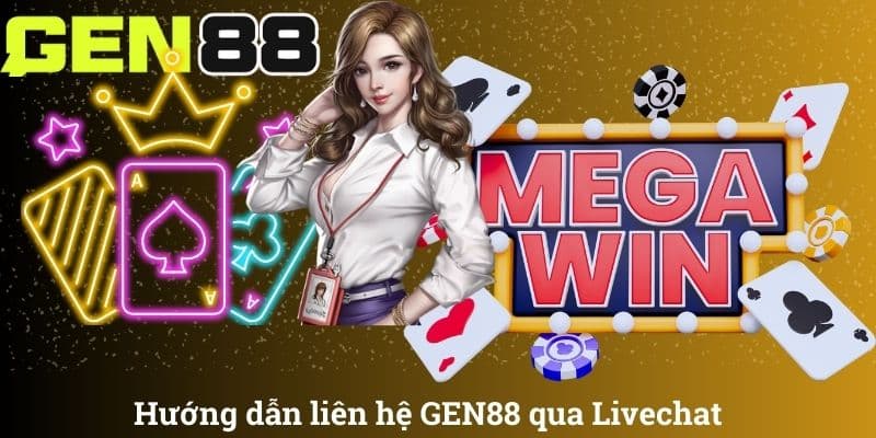 Hướng dẫn liên hệ GEN88 qua Livechat