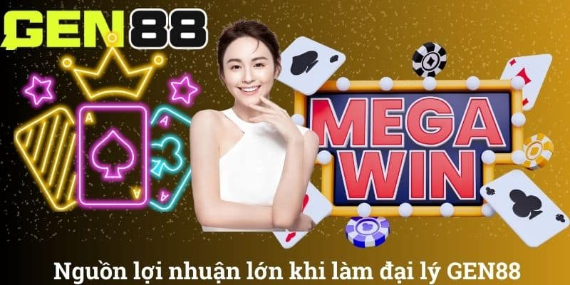 Nguồn lợi nhuận lớn khi làm đại lý GEN88