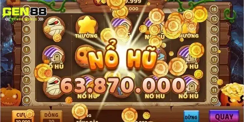 Hướng dẫn chơi nổ hũ giúp tăng cơ hội trúng thưởng lớn tại GEN88